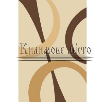 Synthetic carpet Firuse Carved 2635B cream - высокое качество по лучшей цене в Украине.